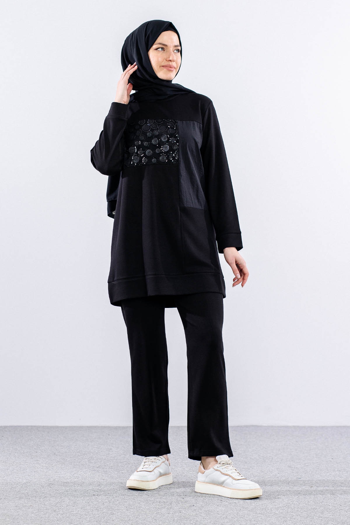 25133 Takim 44-46 Pul - Siyah - 2