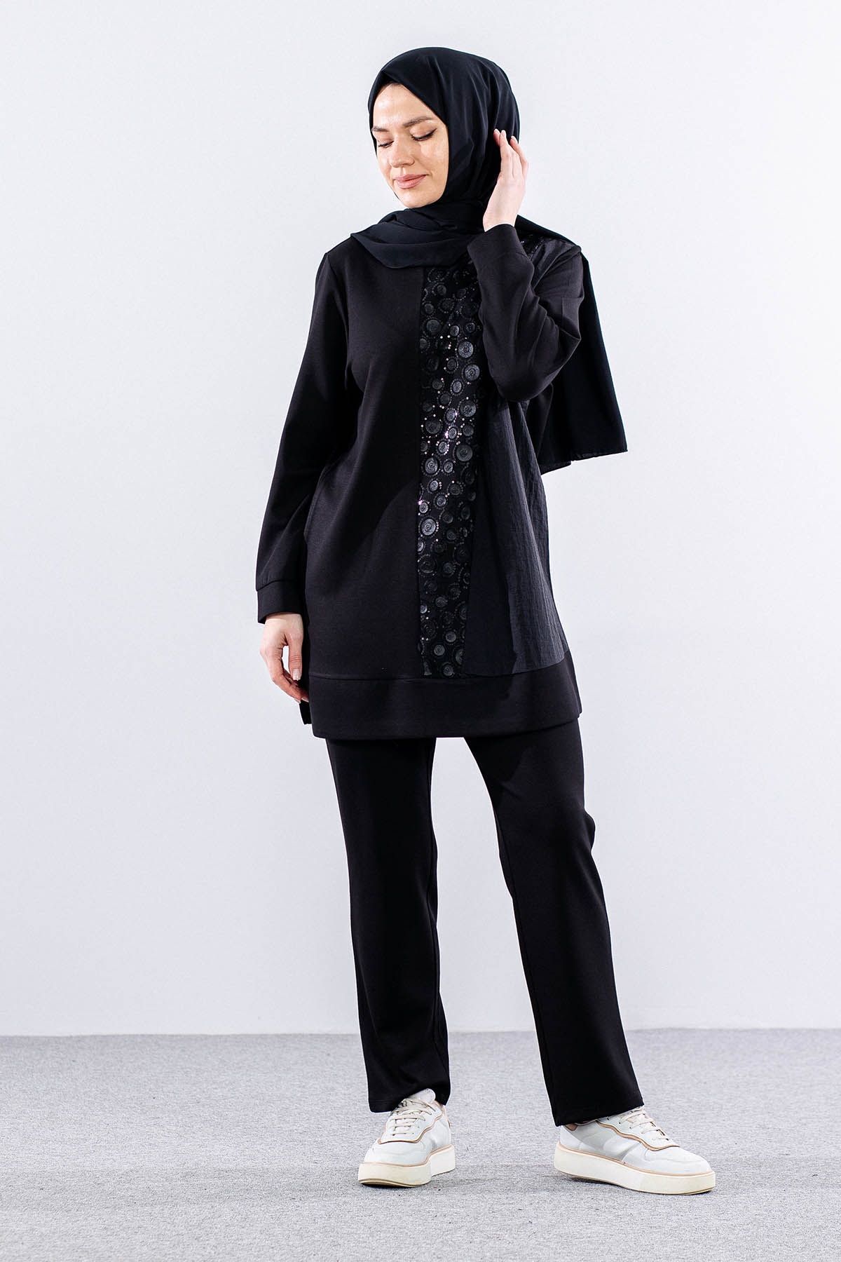 25134 Takim 44-46 - Siyah - 2