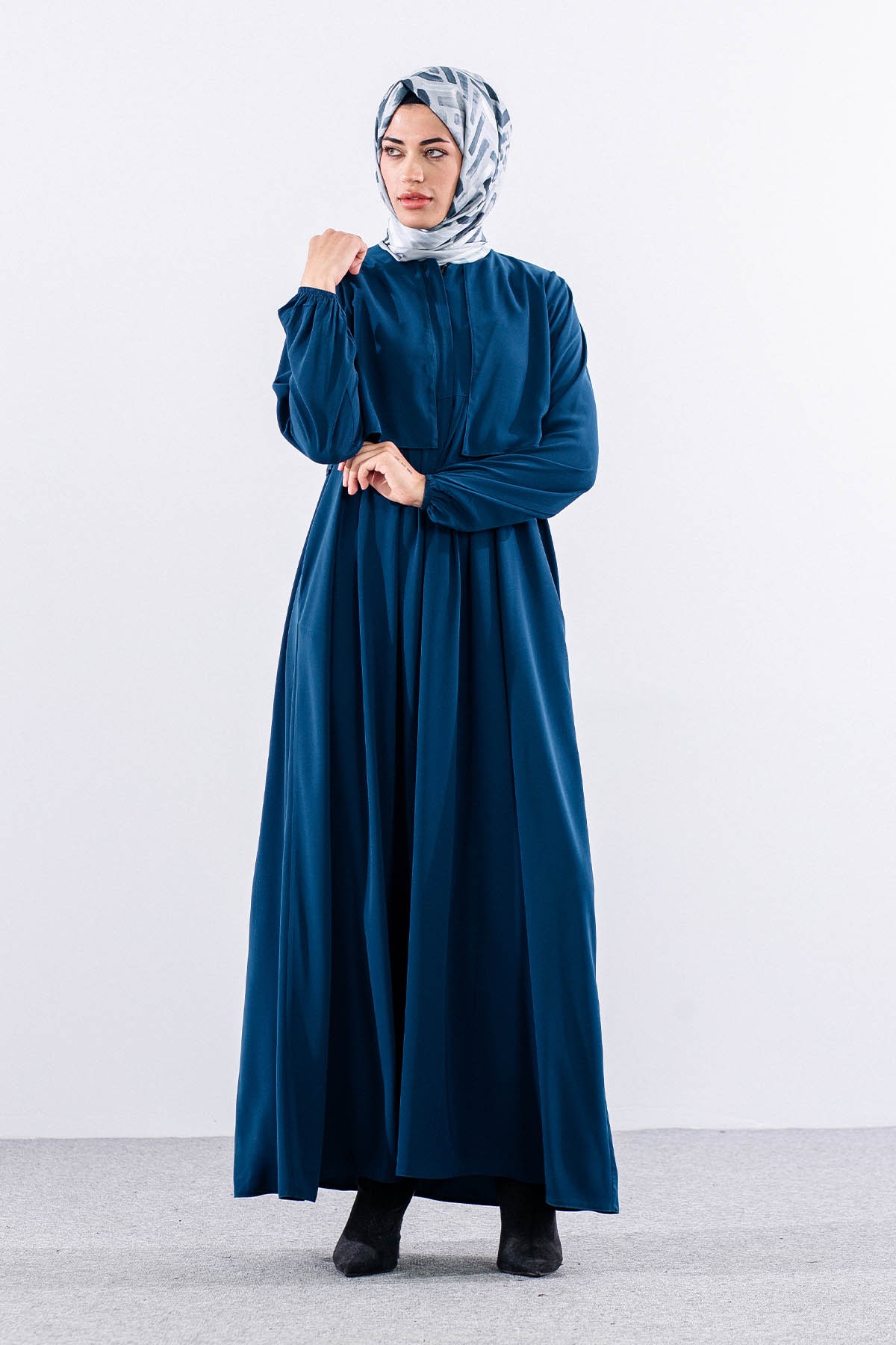 2516 Ferace 38-48  Aller Detay - Petrol - 1