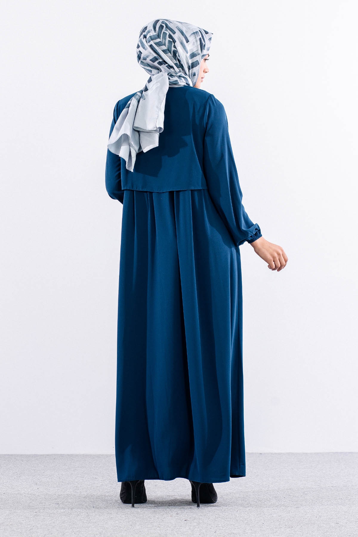 2516 Ferace 38-48  Aller Detay - Petrol - 4