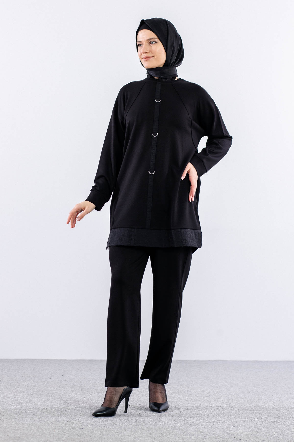 25160 Takim 1-2 Yuzuk Serit - Siyah - 3