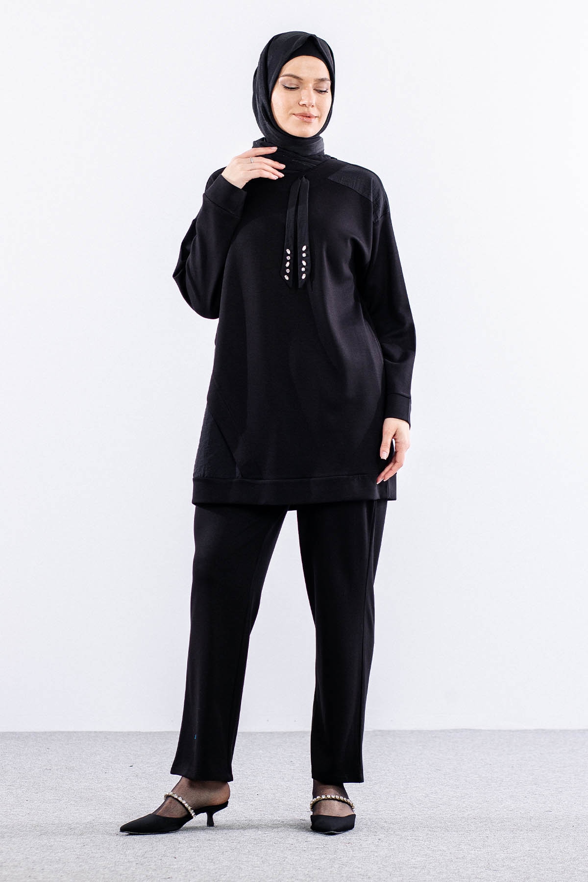 25161 Takim 1-2 - Siyah - 1