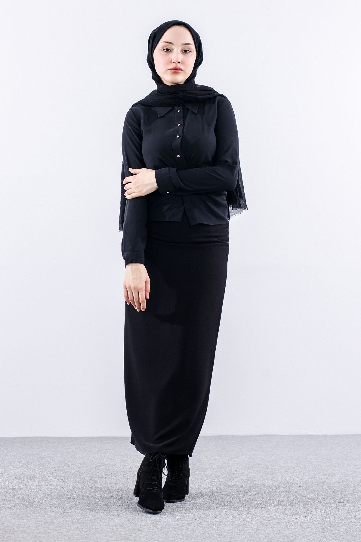 2519 Kalem Etek 42-52 - Siyah - 2