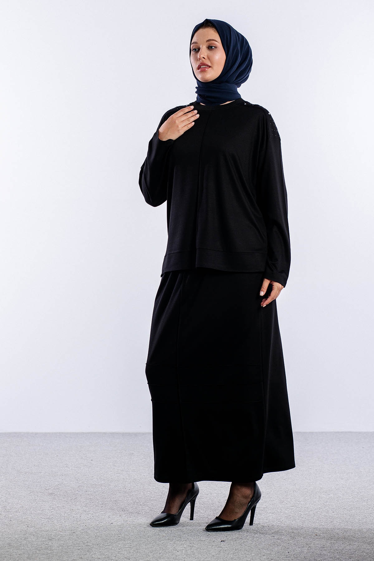 25218 Takim 44-46 Omuz Tas - Siyah - 1