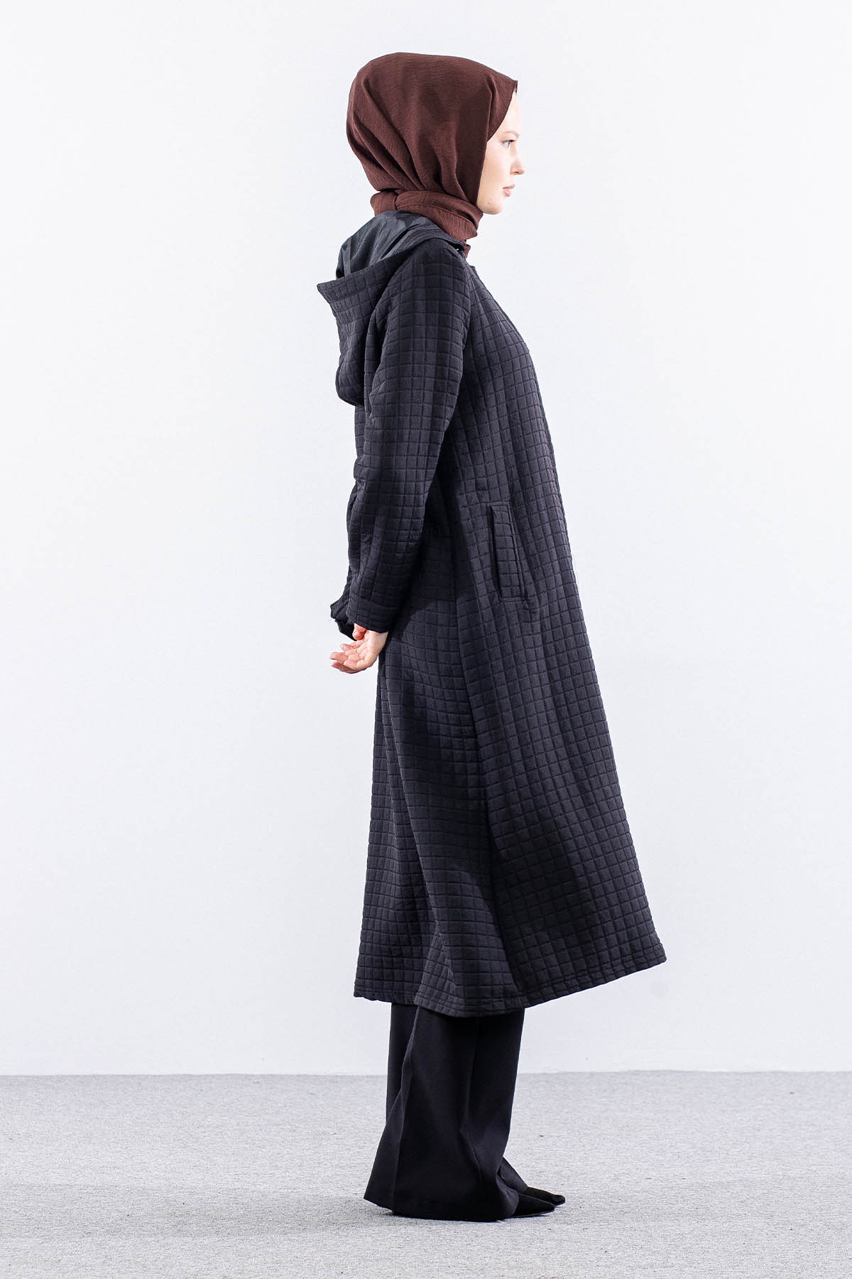 2524 Kapitone Kap 42-52 - Siyah - 4