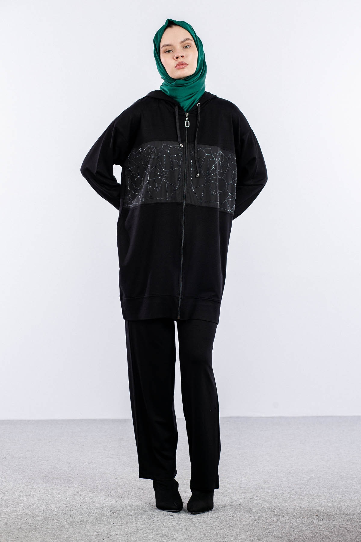 25248 Takim 44-46 Tas Parasut Garni - Siyah - 3