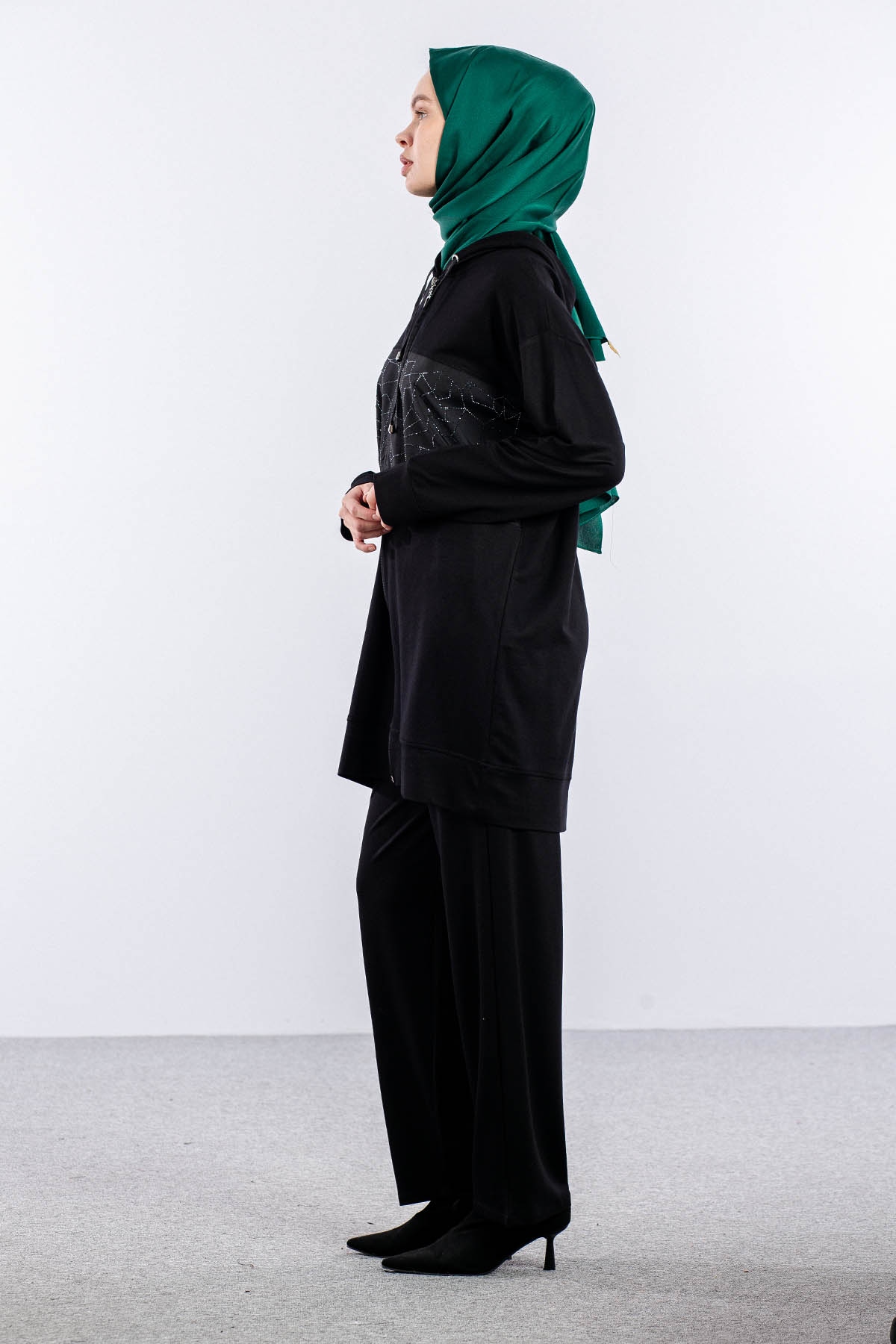 25248 Takim 44-46 Tas Parasut Garni - Siyah - 4