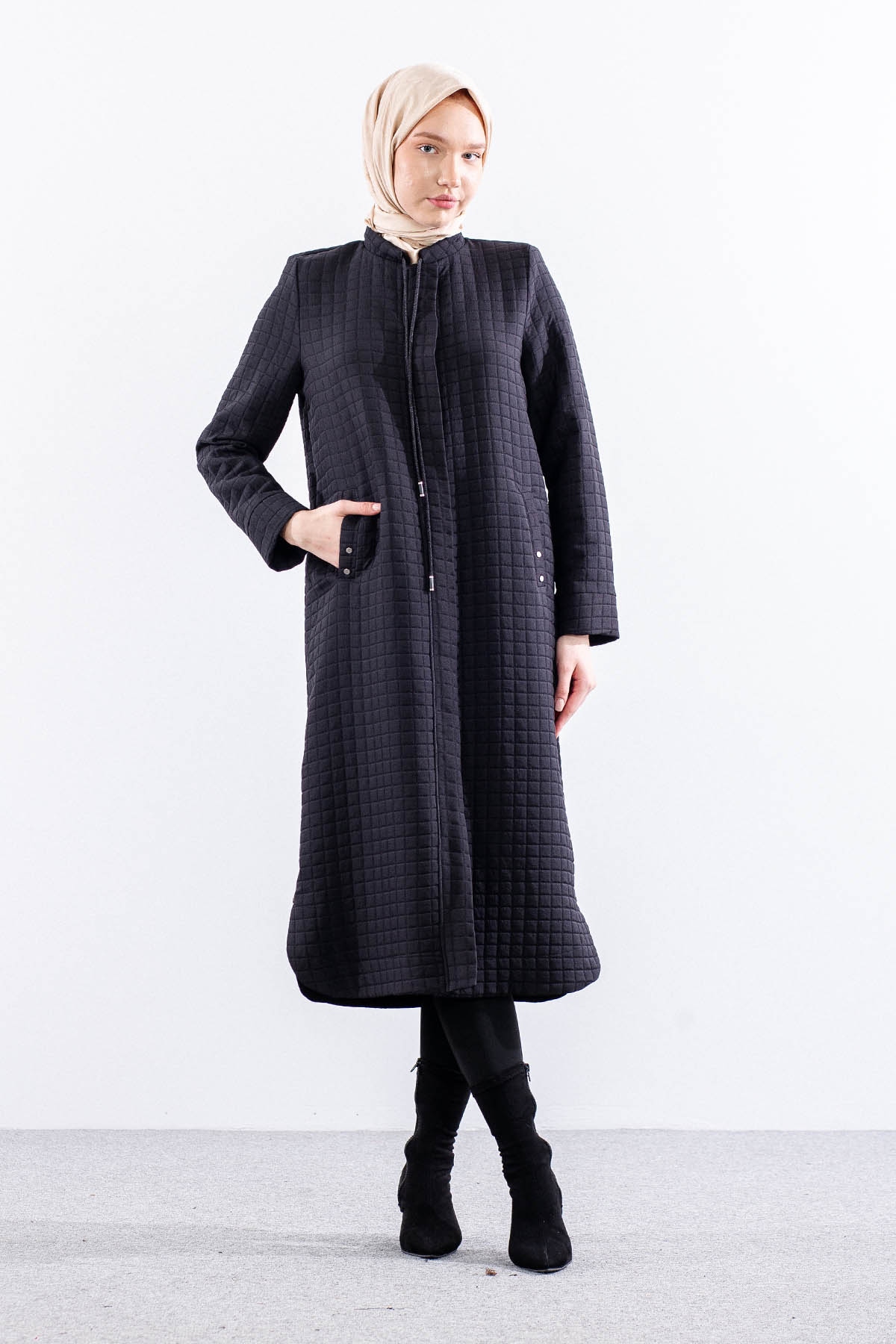 2525 Kapitone Kap 40-50 - Siyah - 1