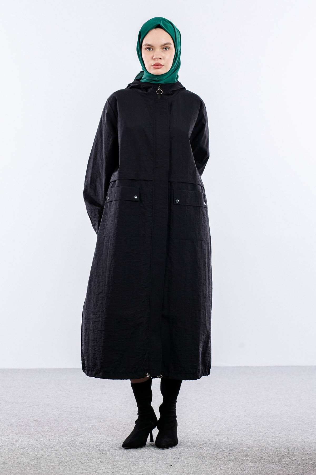 25251 Kaban 44-46-48 Parasut - Siyah - 2