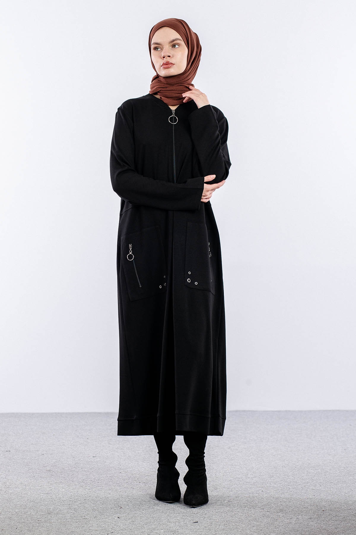 25259 Kap 44-46-48 Spor Cepli - Siyah - 3