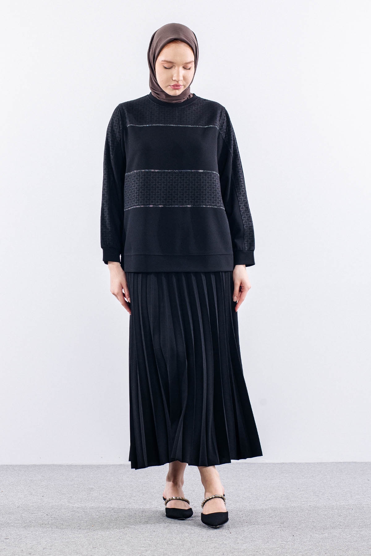 25263 E.takim 44-46 - Siyah - 2