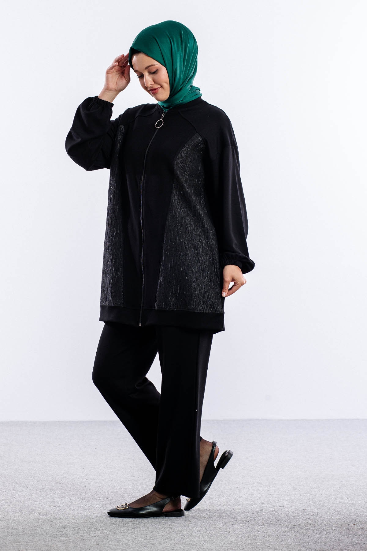 25269 Takim 44-46 Sim Garni - Siyah - 3