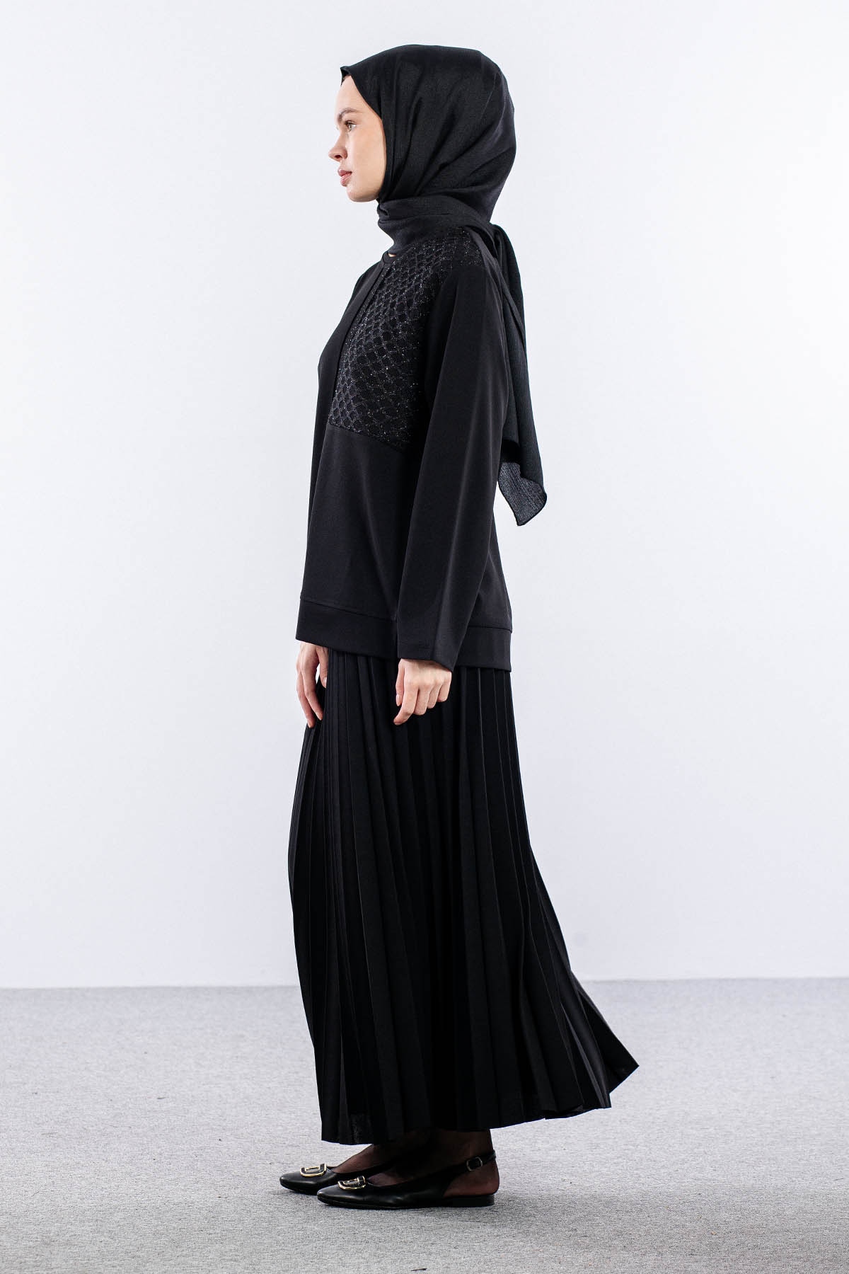 25272 E.takim 44-46 Gupur Det - Siyah - 4