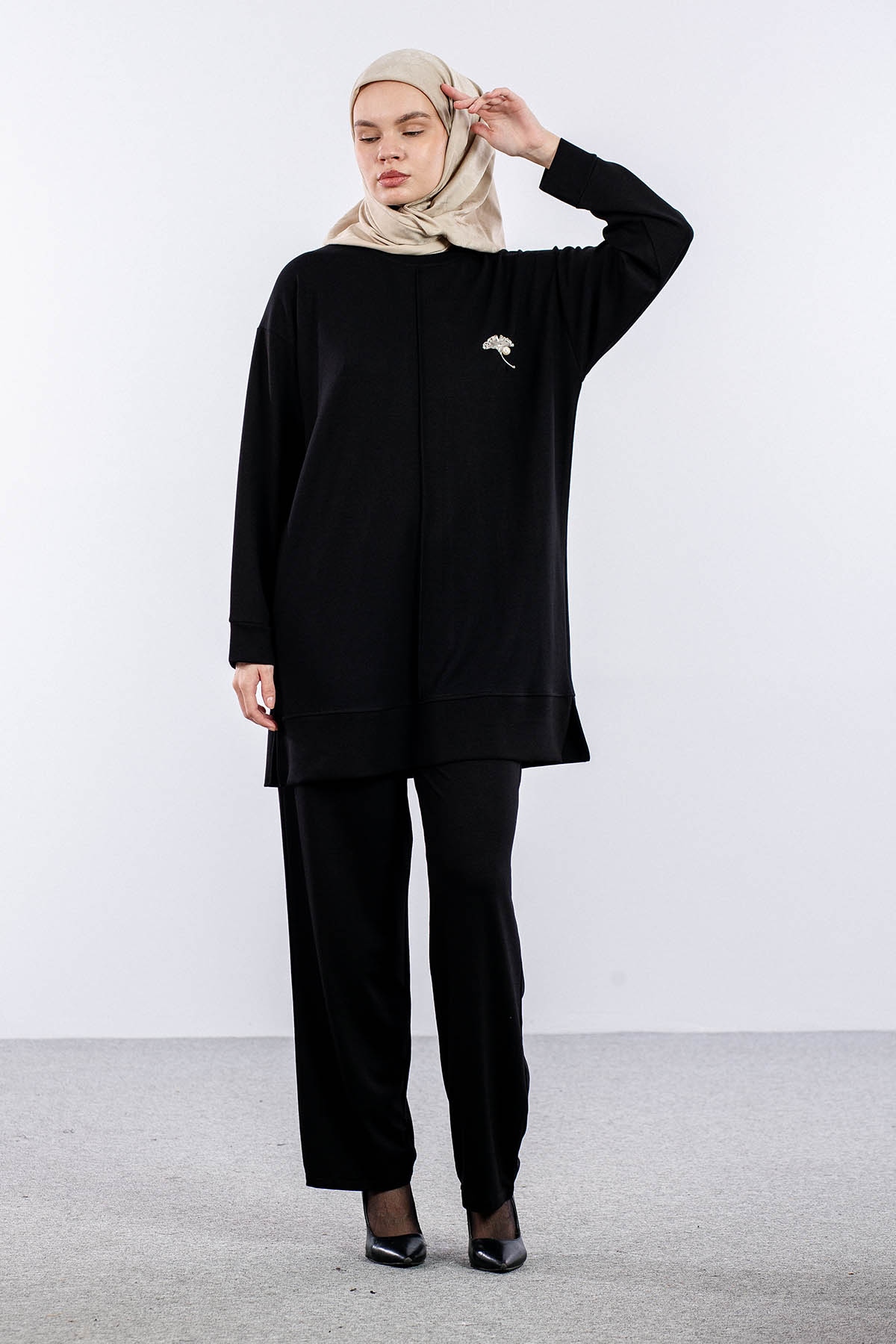 25276 Takim 44-46 - Siyah - 2