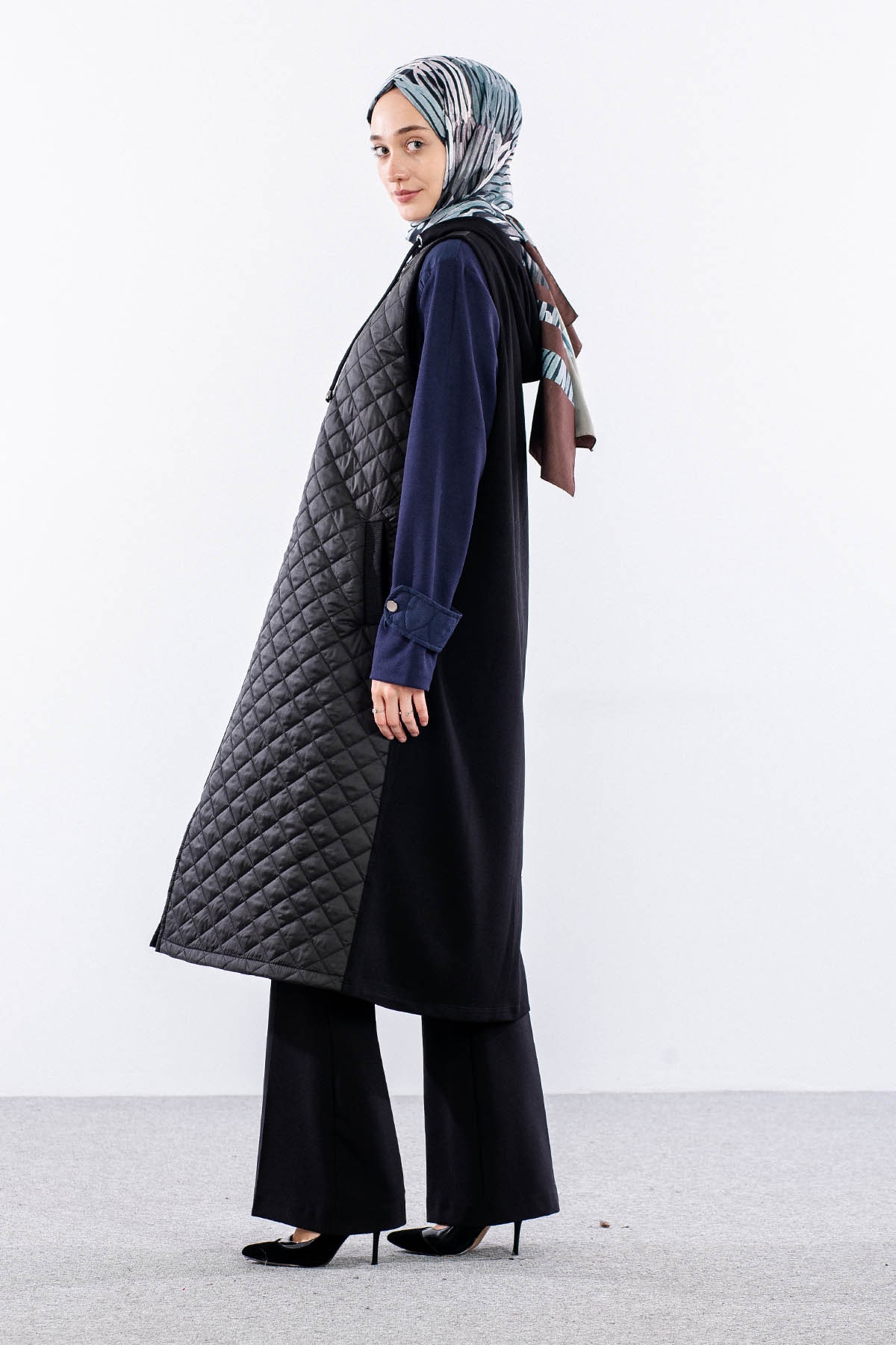 25307 Kapione Yelek 44-46-48 - Siyah - 3