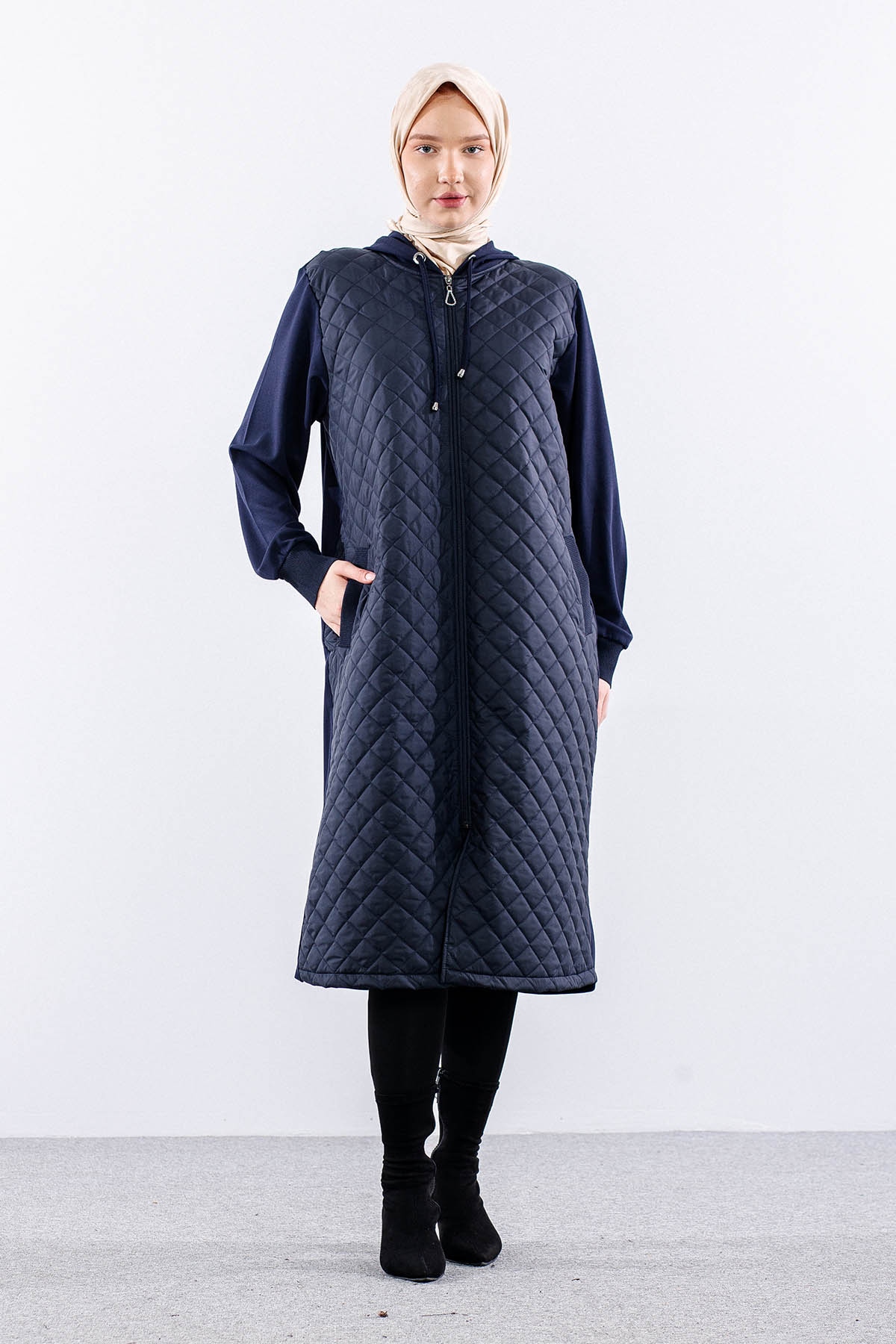 25308 Kapitone Kap 44-46-48 - Lacivert - 1