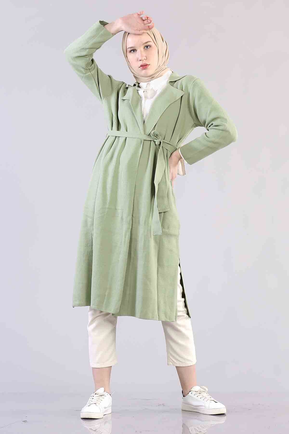 25356 Ceket Yaka Hirka Tek - Mint - 1