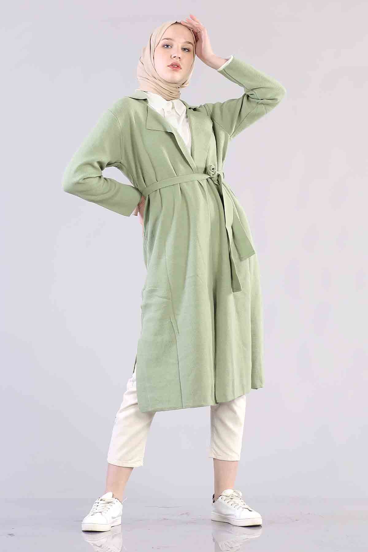 25356 Ceket Yaka Hirka Tek - Mint - 3