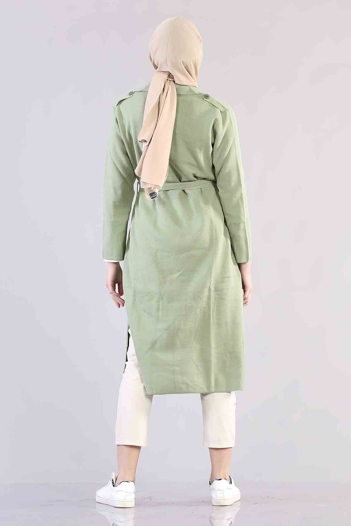 25356 Ceket Yaka Hirka Tek - Mint - 5
