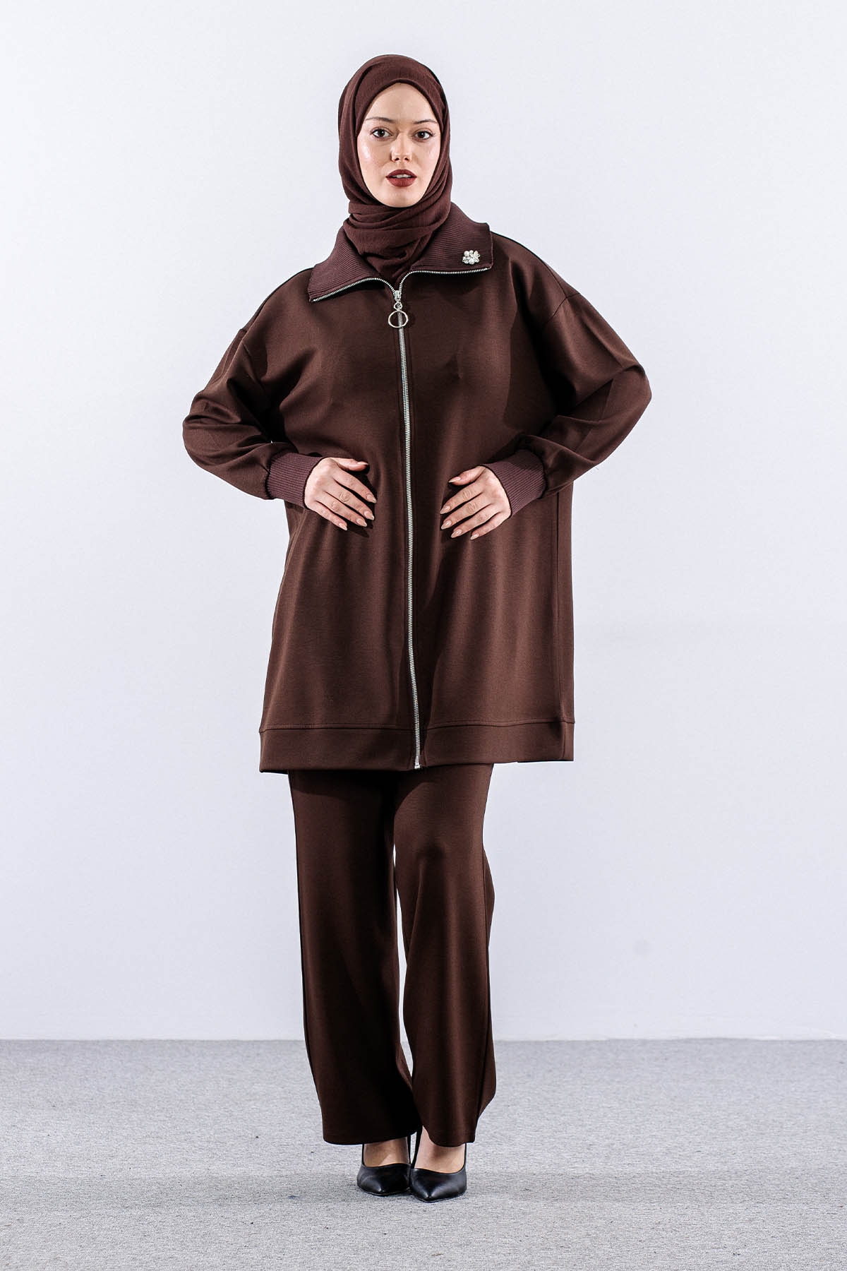 25361 Takim 44-46 - Kahve - 2