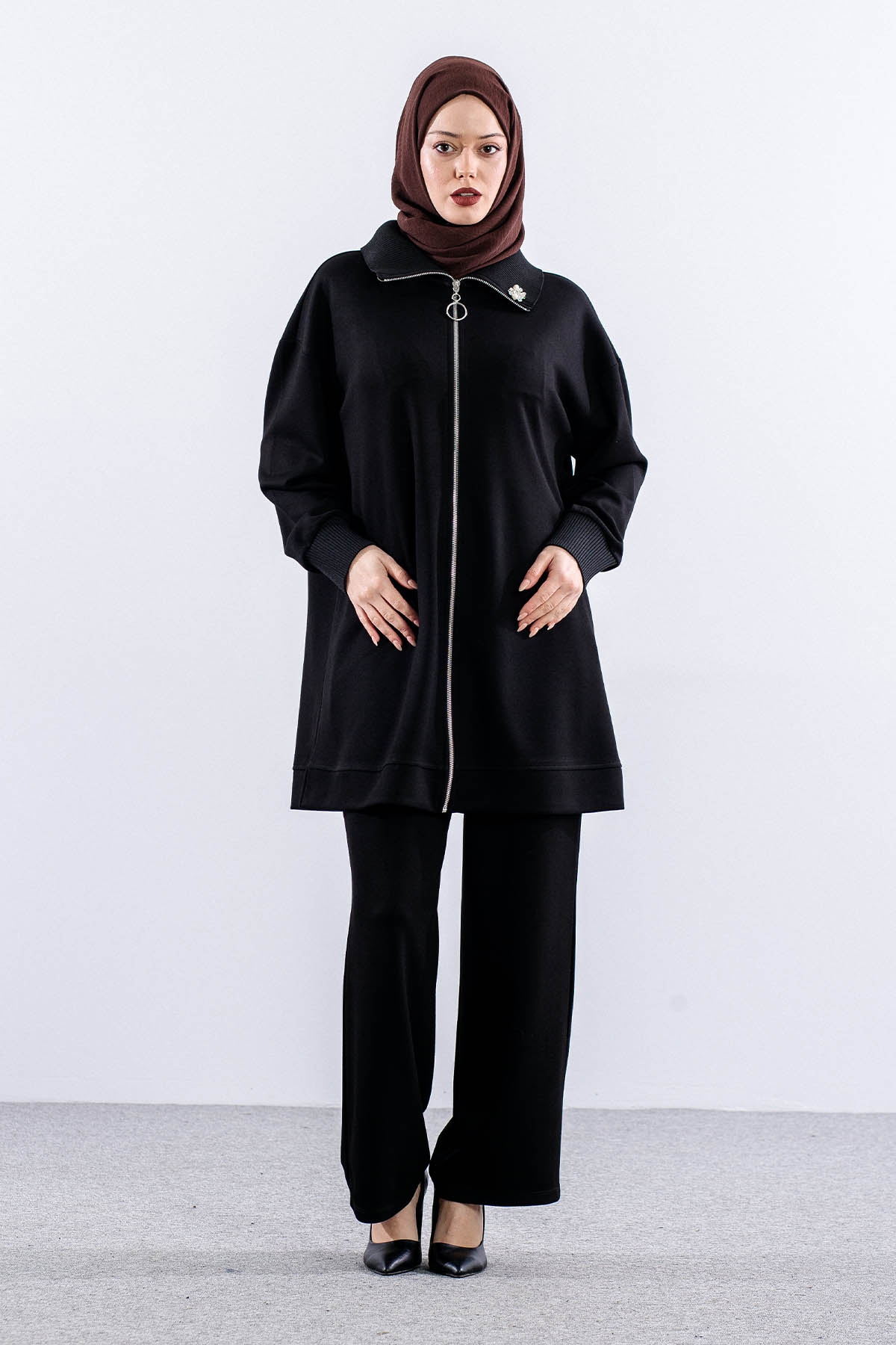 25361 Takim 44-46 - Siyah - 2