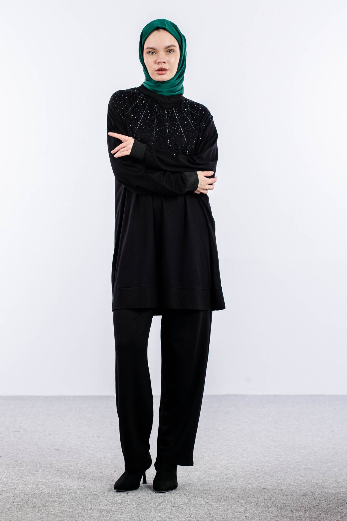 25411 Takim 48-50 Serpme Tas - Siyah - 2