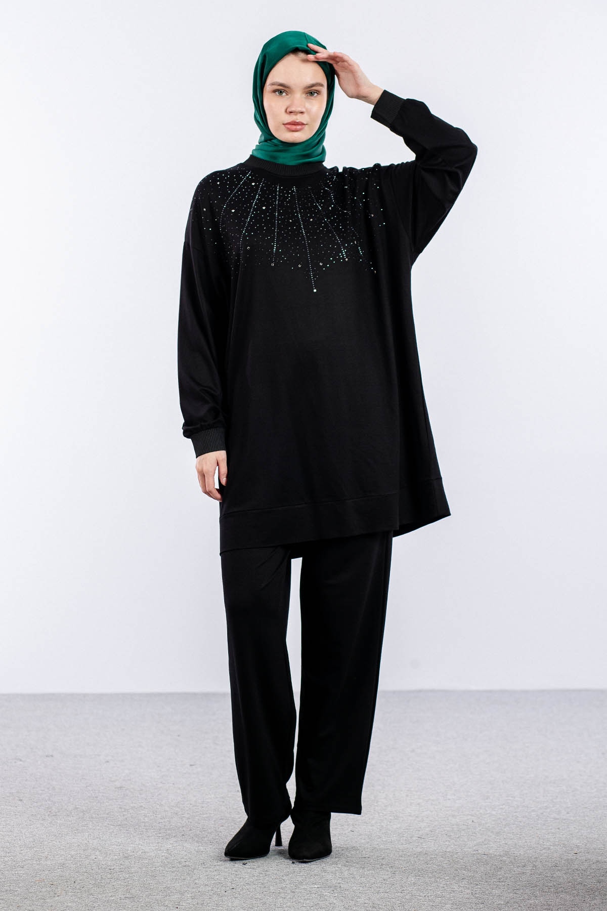 25411 Takim 48-50 Serpme Tas - Siyah - 3