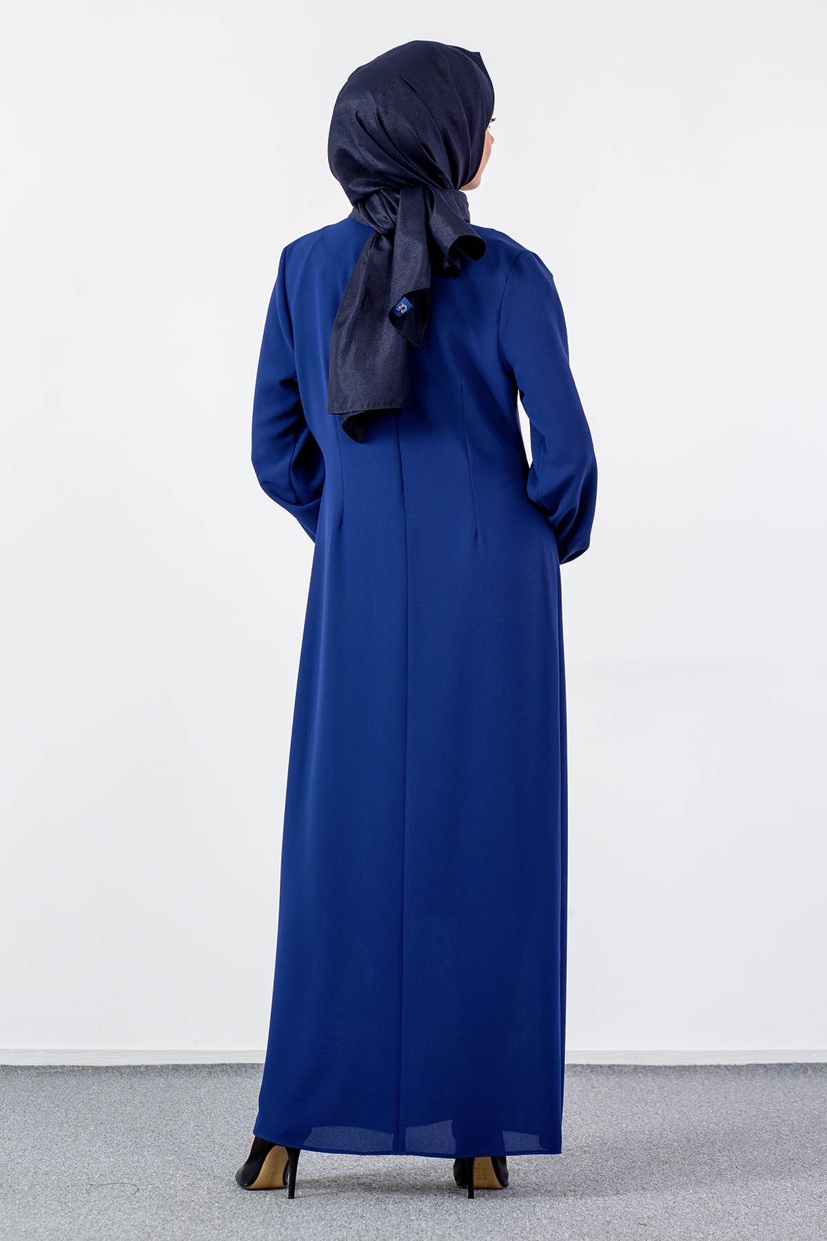 2547 şik Elbise 44-52 - Sax - 5