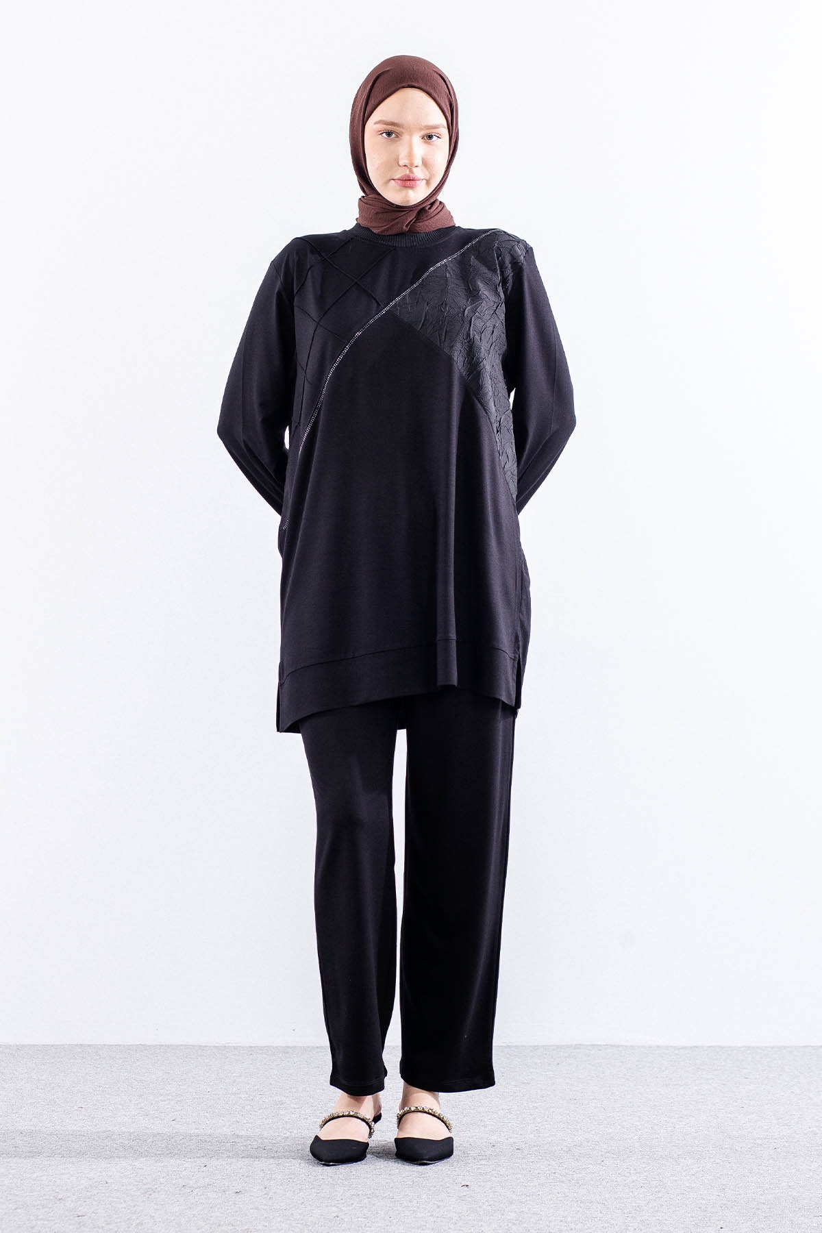 25500 Takim 48-50 - Siyah - 1