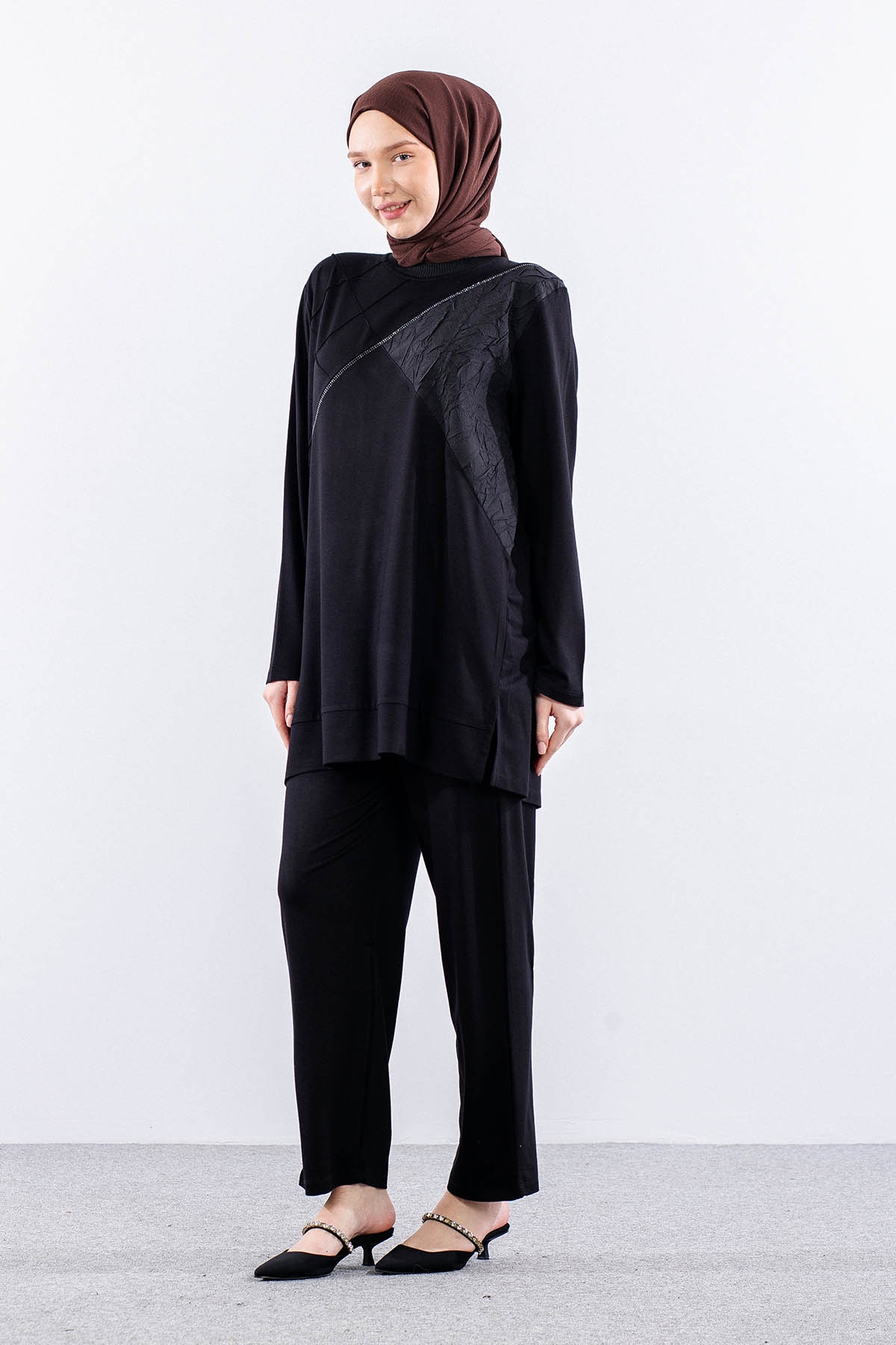 25500 Takim 48-50 - Siyah - 2