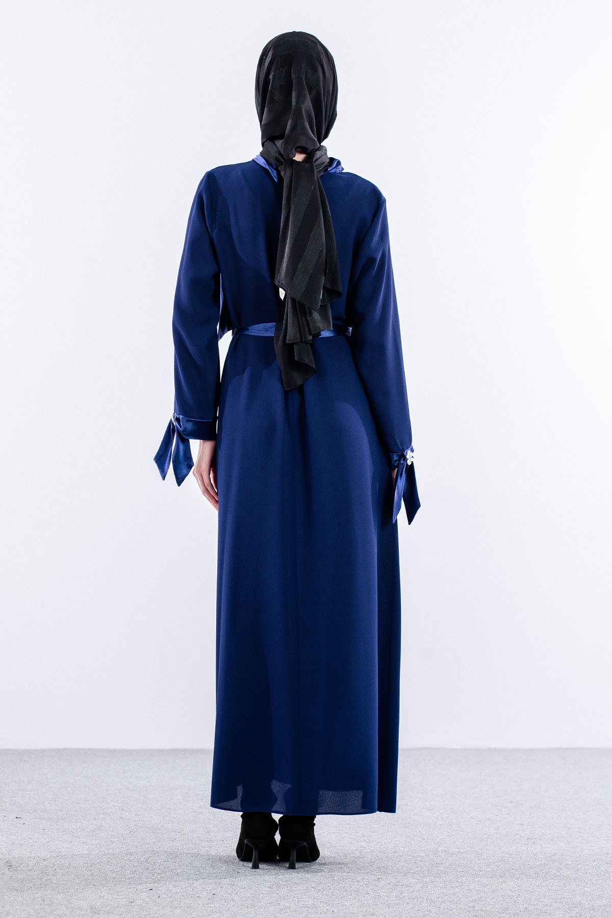 2555 Elbise 44-52 - Sax - 6