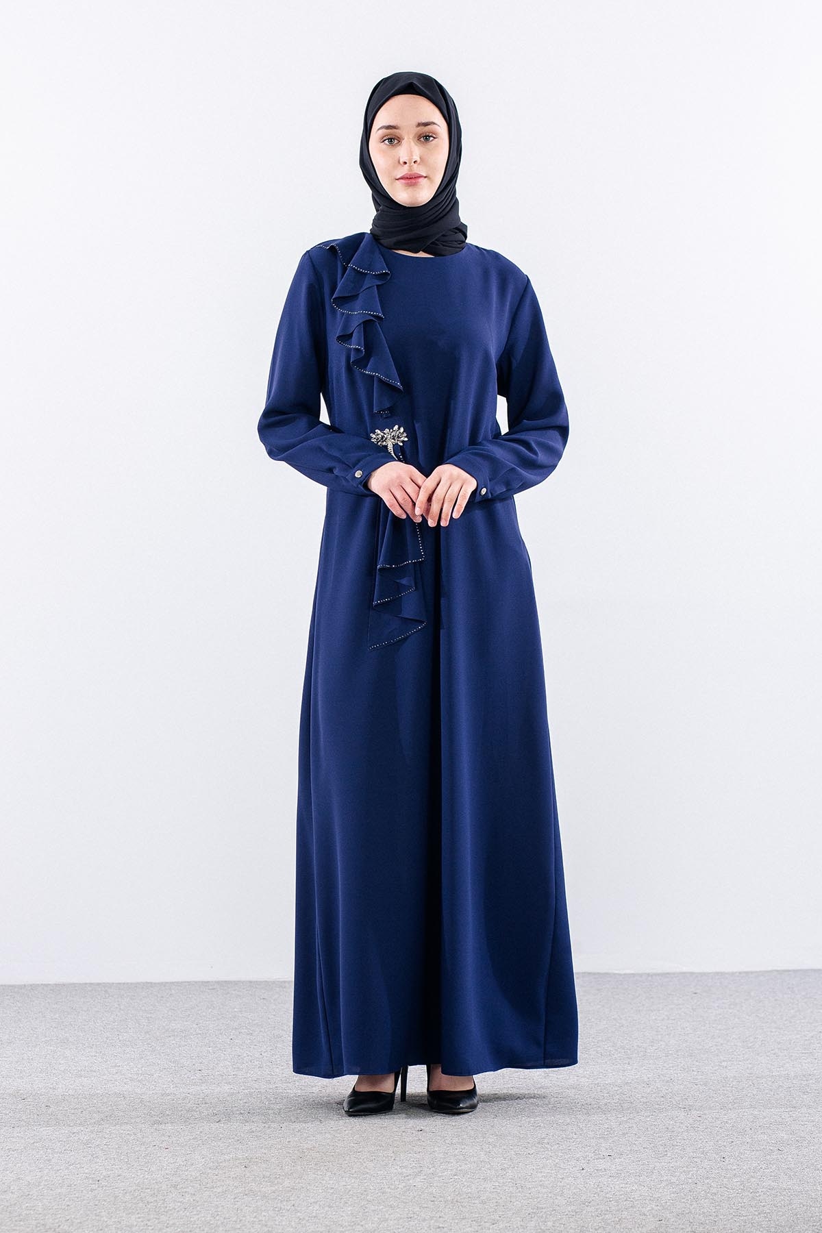 2559 Elbi̇se 42-50 Volan Detay - Sax - 1