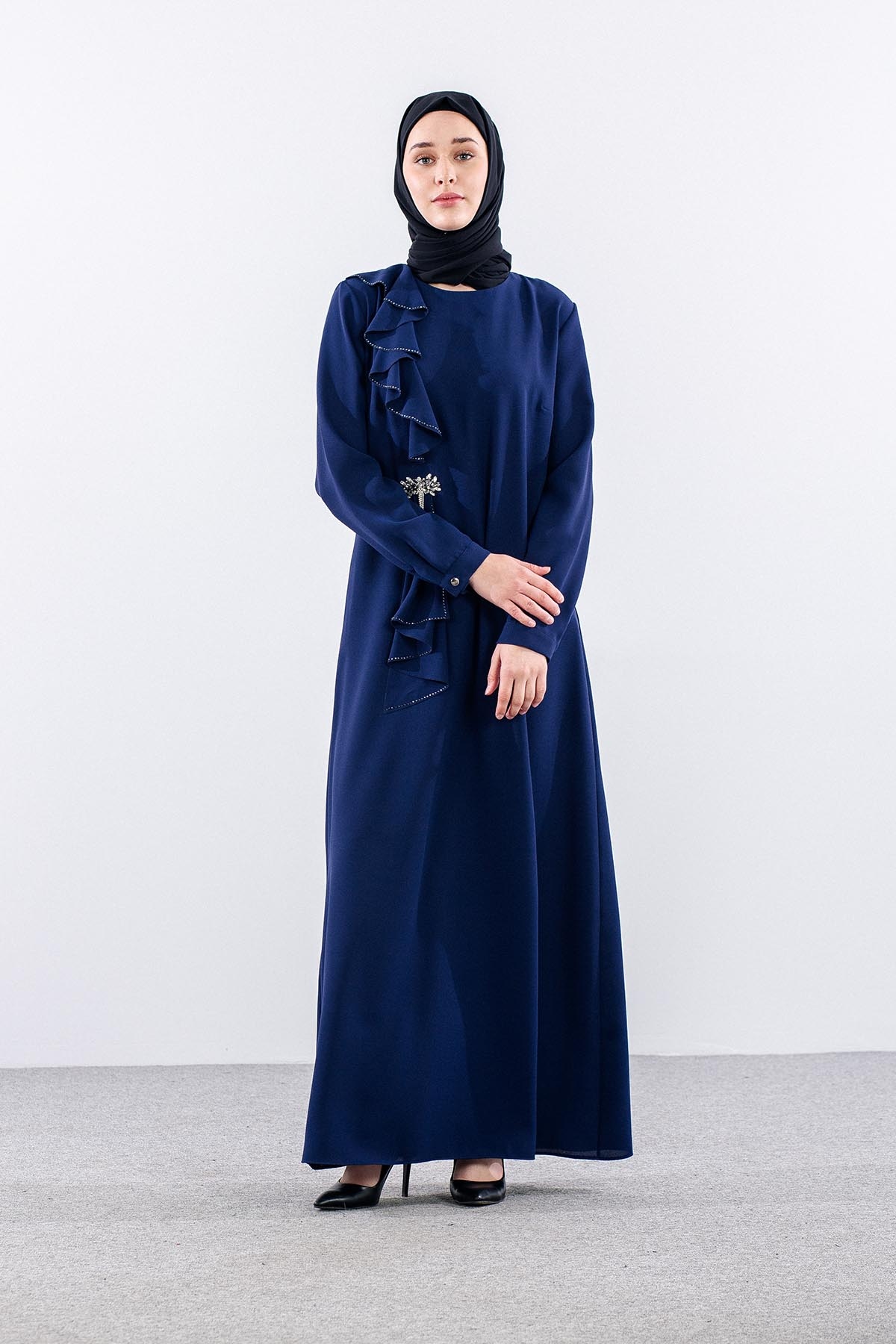 2559 Elbi̇se 42-50 Volan Detay - Sax - 2