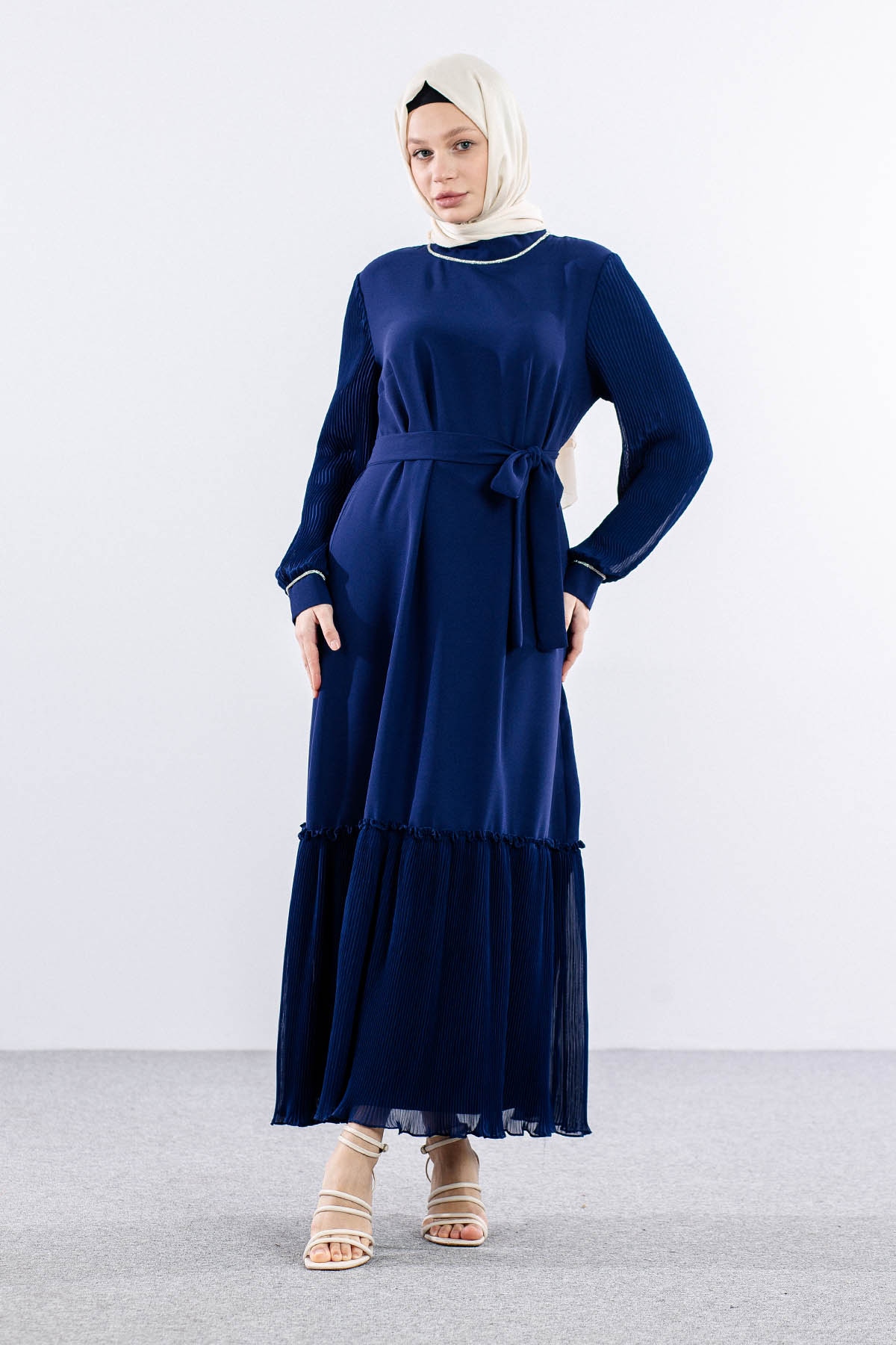 2565 Elbise 42-50 - Sax - 1