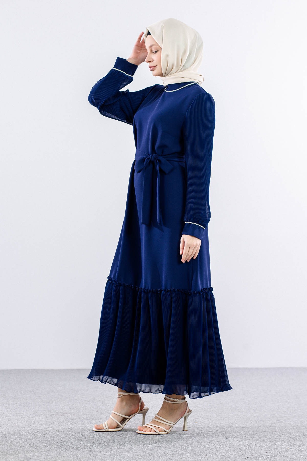 2565 Elbise 42-50 - Sax - 4