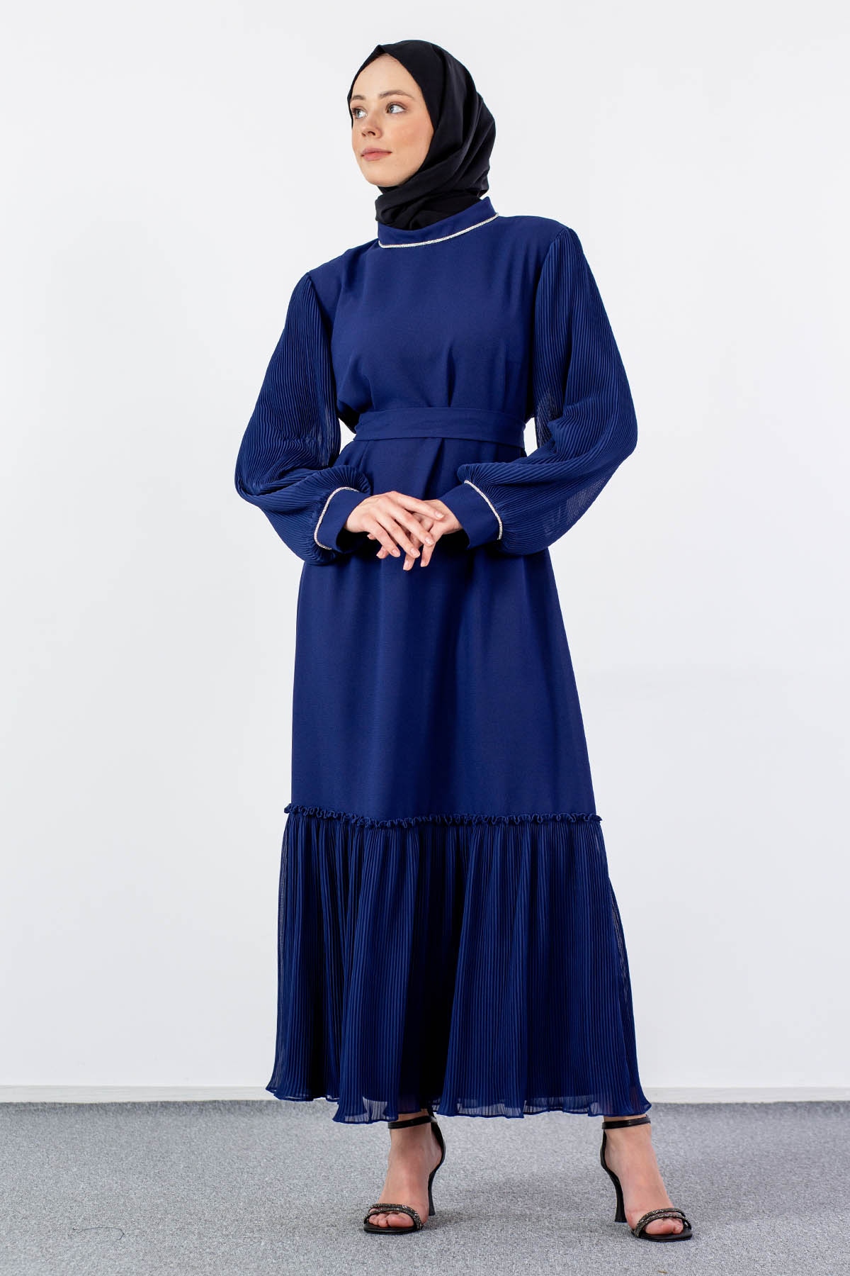 2565 şik Elbise 42-50 - Sax - 1