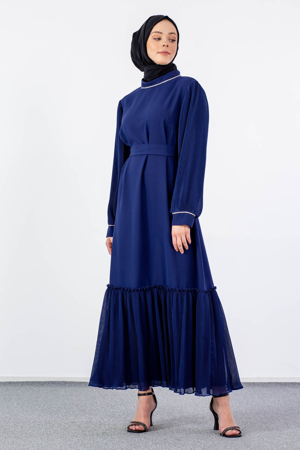 2565 şik Elbise 42-50 - Sax - 3