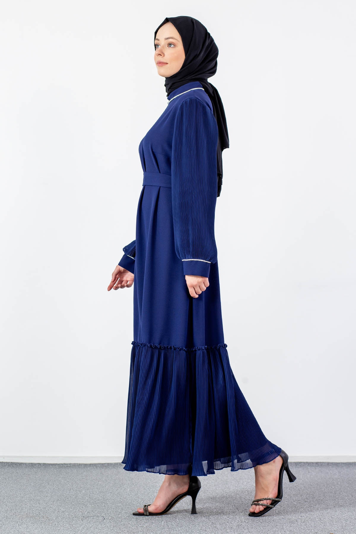 2565 şik Elbise 42-50 - Sax - 4