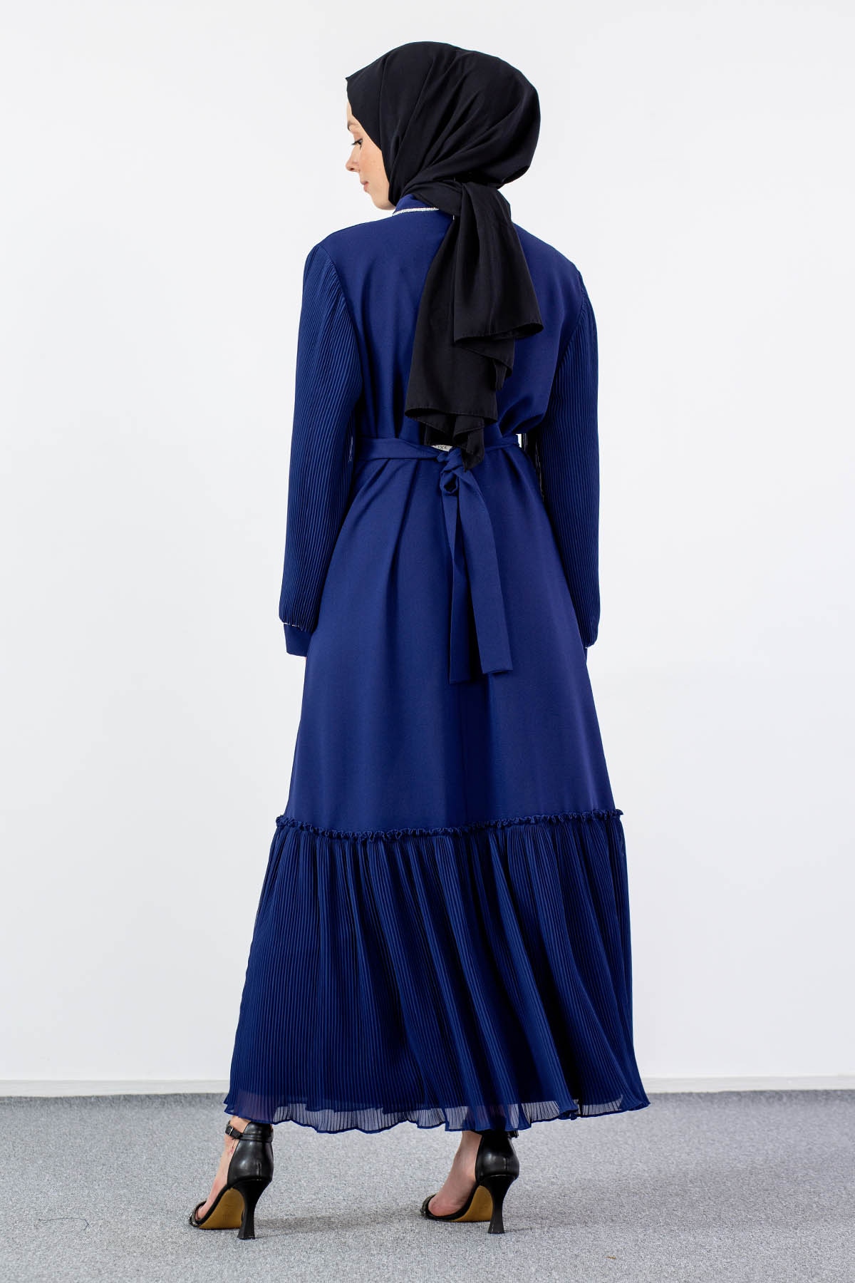 2565 şik Elbise 42-50 - Sax - 5