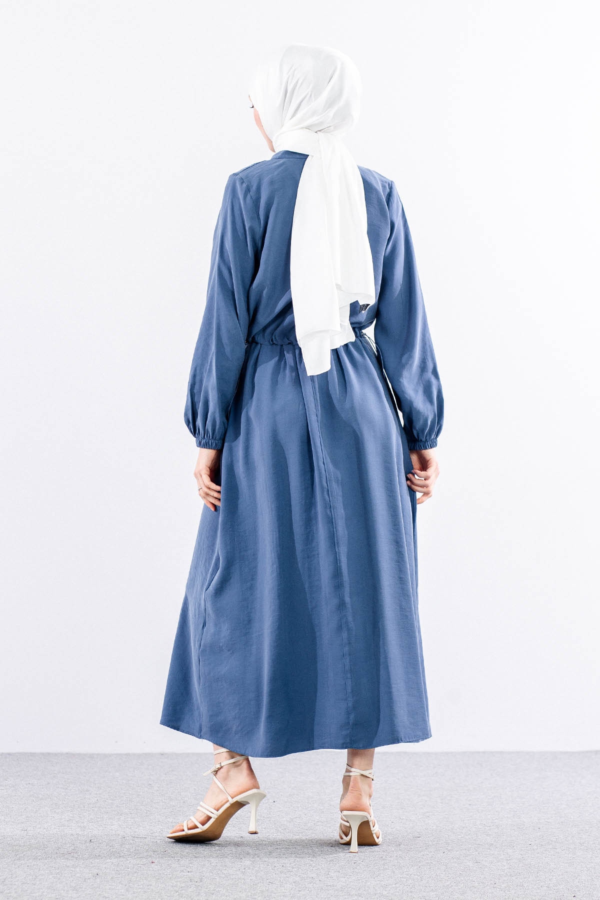 2574 Elbise Takim 38-46 - Indigo - 5