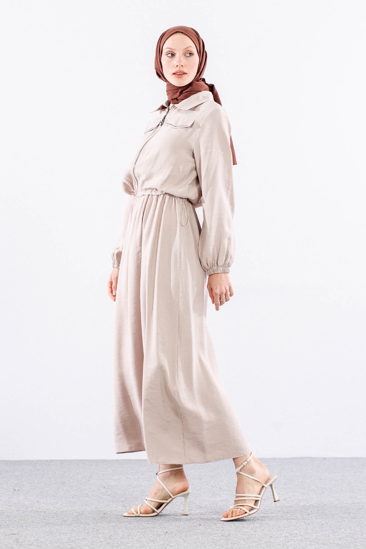 2574 Elbise Takim 38-46 - Tas - 3