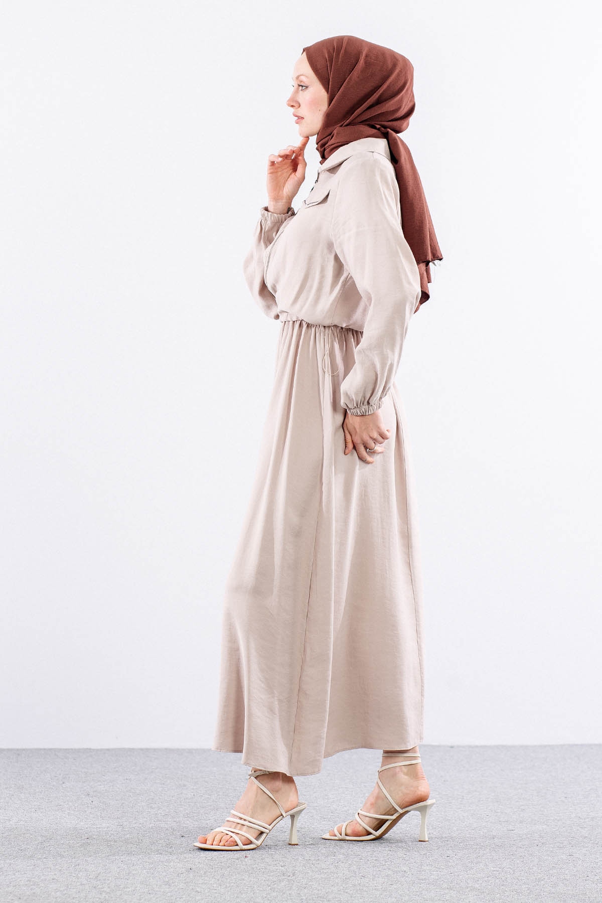 2574 Elbise Takim 38-46 - Tas - 4