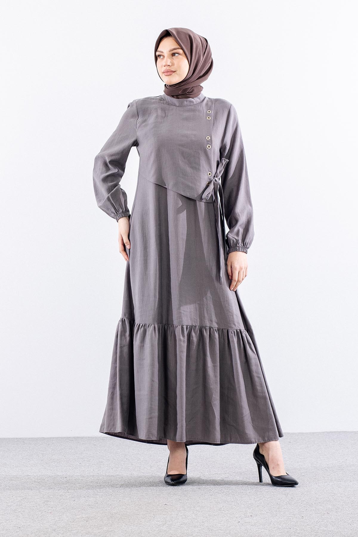 2576 Elbi̇se 38-46 Kuşgözü - Gri - 1