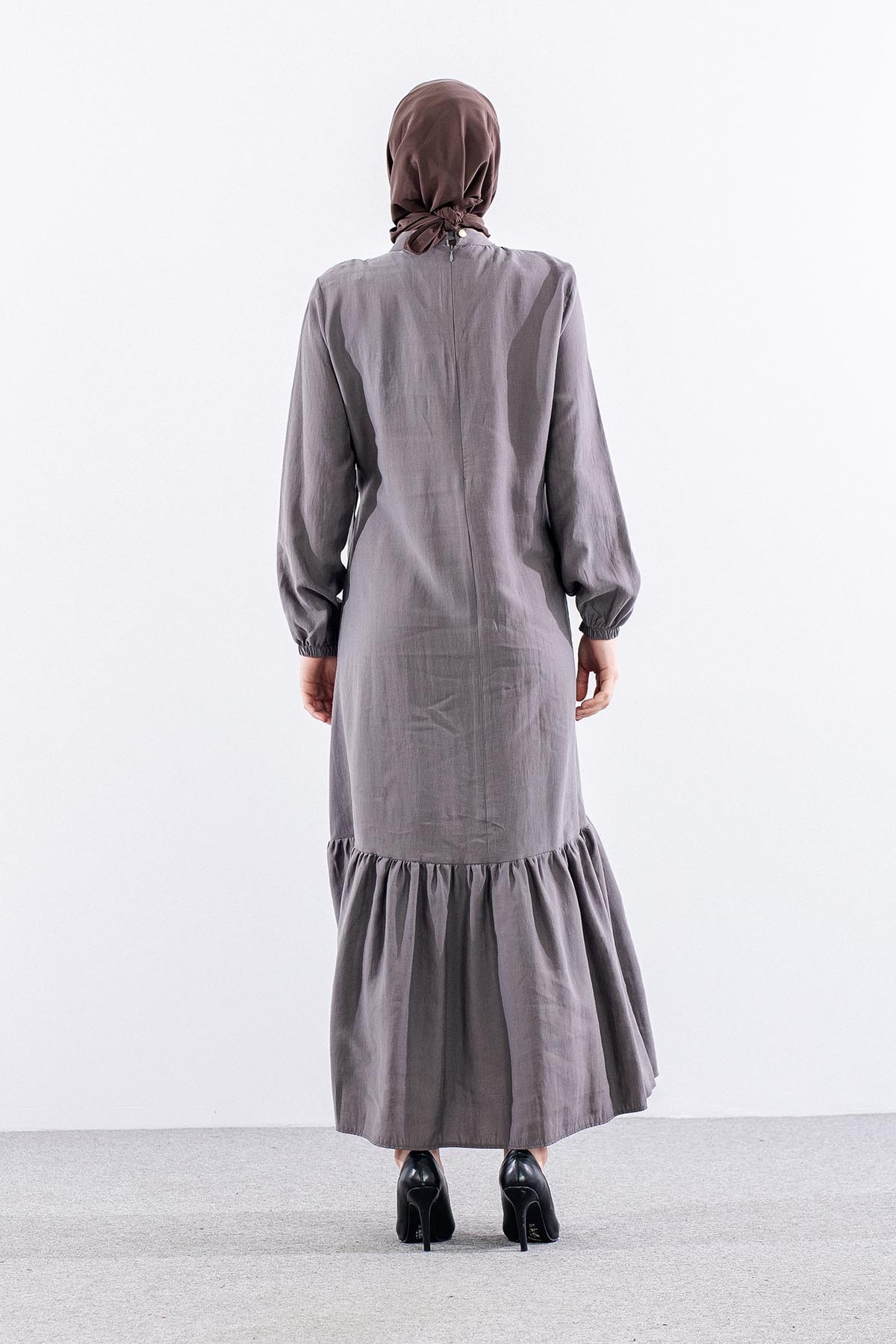 2576 Elbi̇se 38-46 Kuşgözü - Gri - 4