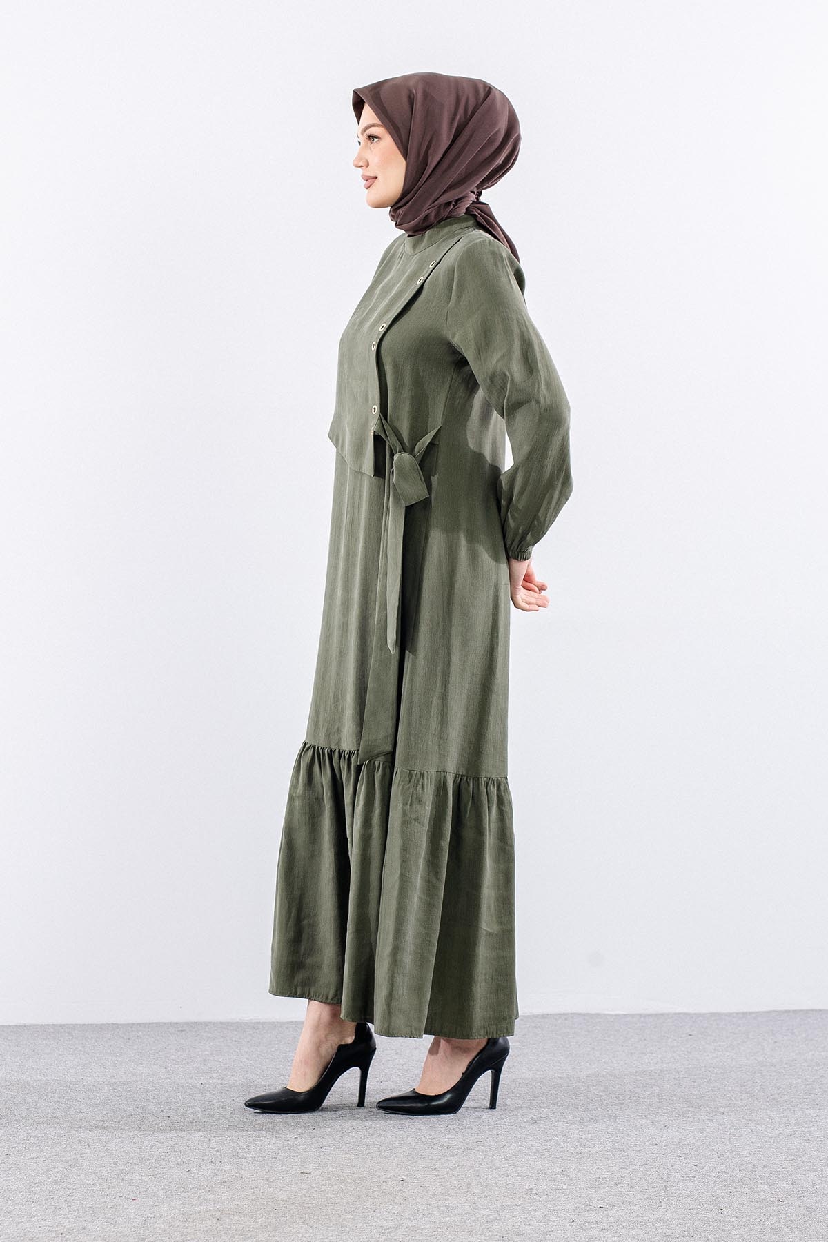 2576 Elbi̇se 38-46 Kuşgözü - Haki - 3