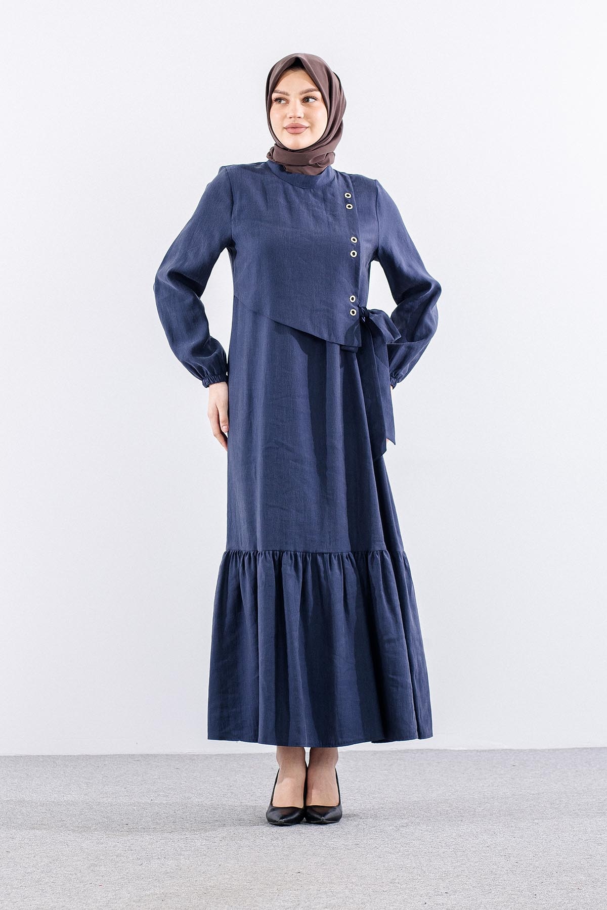 2576 Elbi̇se 38-46 Kuşgözü - Lacivert - 1