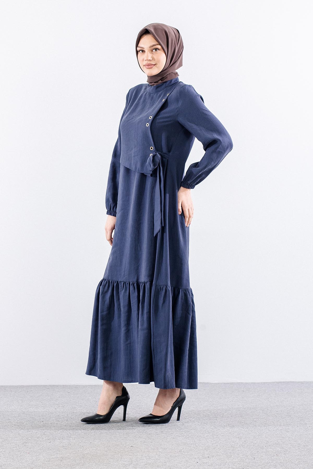 2576 Elbi̇se 38-46 Kuşgözü - Lacivert - 4