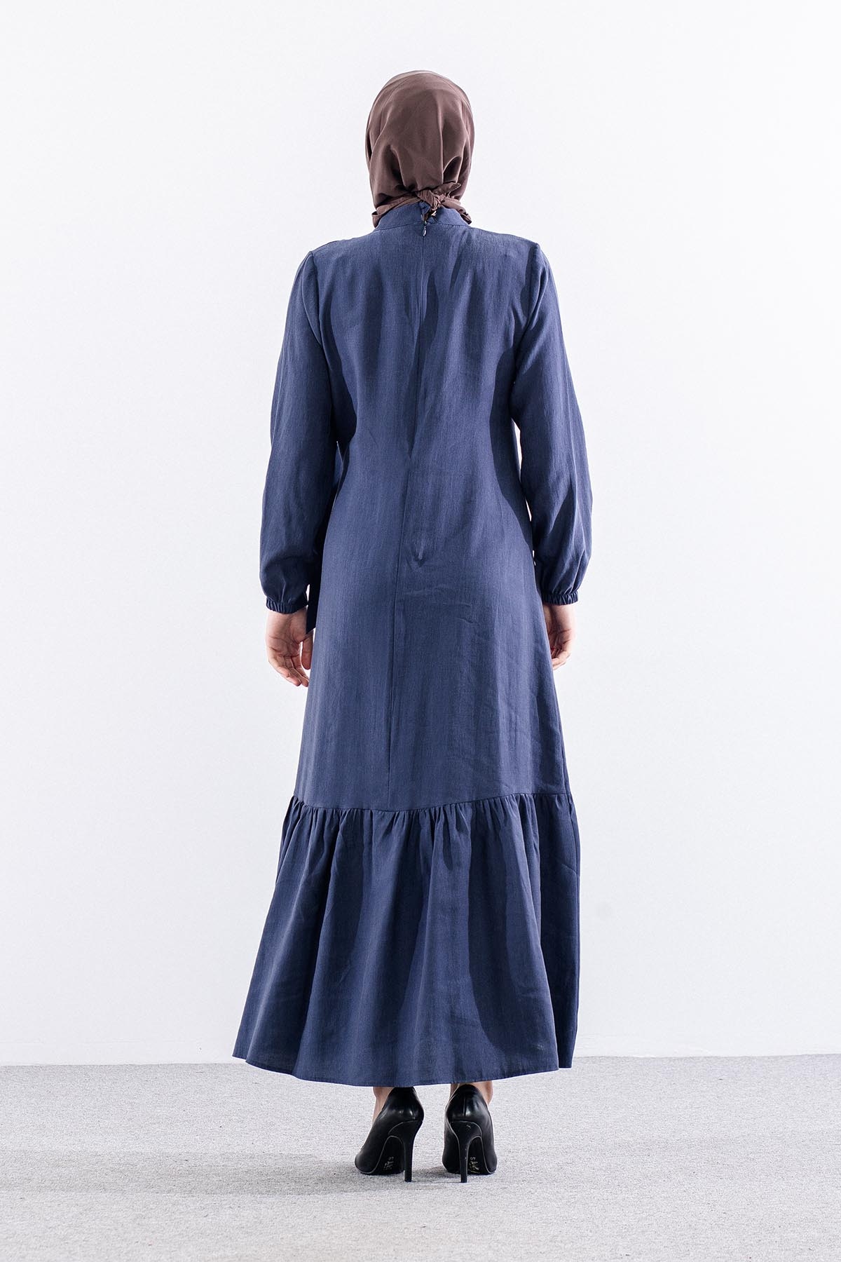 2576 Elbi̇se 38-46 Kuşgözü - Lacivert - 5