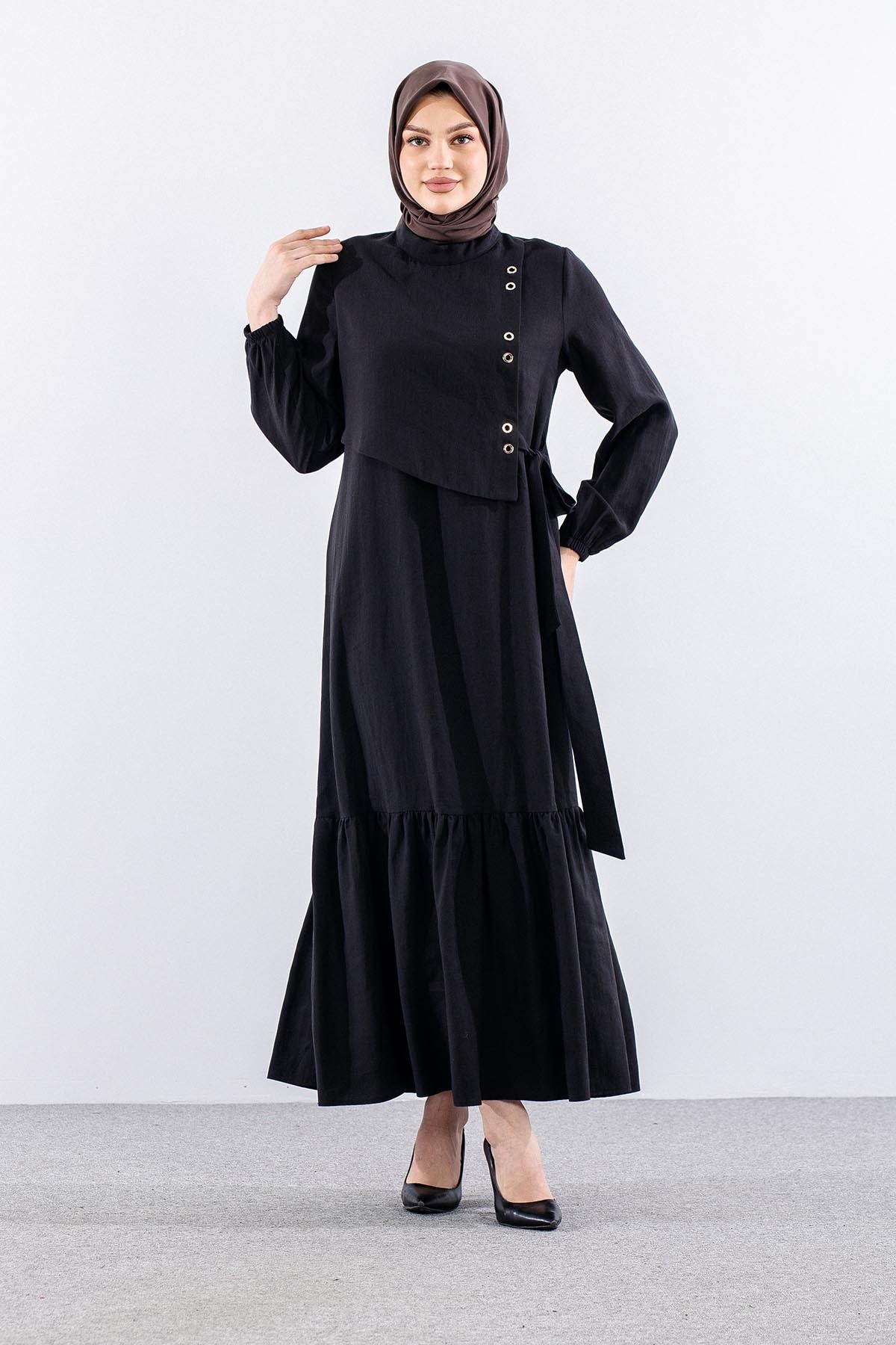 2576 Elbi̇se 38-46 Kuşgözü - Siyah - 2