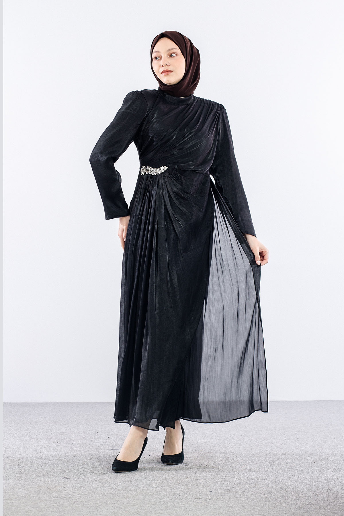 2584 Elbi̇se 40-48 Abi̇ye - Siyah - 1